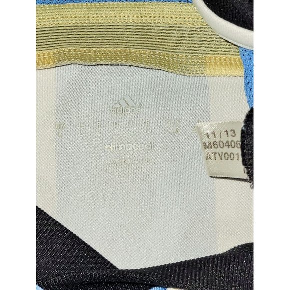 Messi Argentina 2014 WORLD CUP SEMIFINAL Long Sleeve Soccer Jersey Shirt L SKU# - Picture 7 of 9